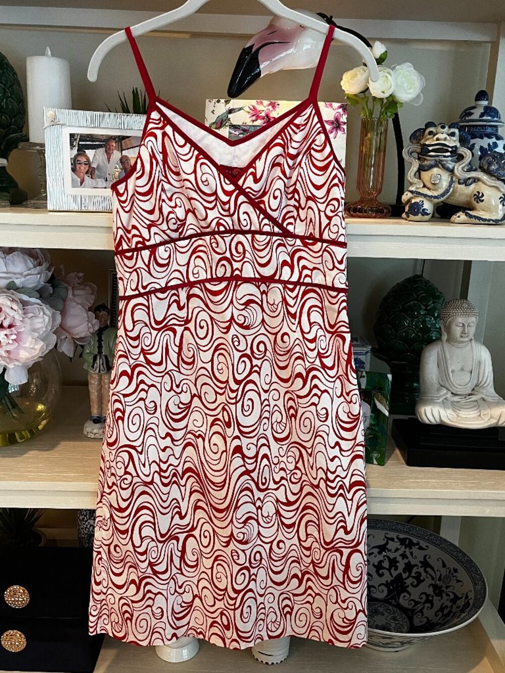 Red/White Sangria Dress size 6